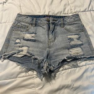 Blue Spice jean shorts